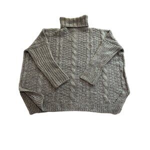 Six Crisp Days Turtleneck Sweater in Grey